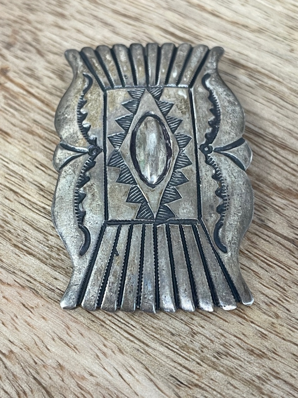 Robert Platero Navajo bolo tie slide